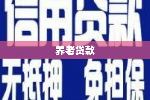 长滨养老贷款