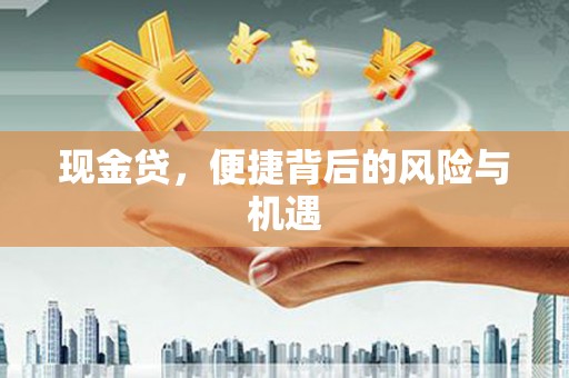 长滨现金贷，便捷背后的风险与机遇