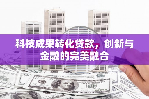长滨科技成果转化贷款，创新与金融的完美融合