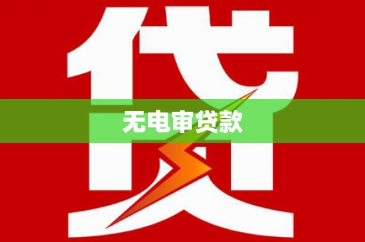 长滨无电审贷款