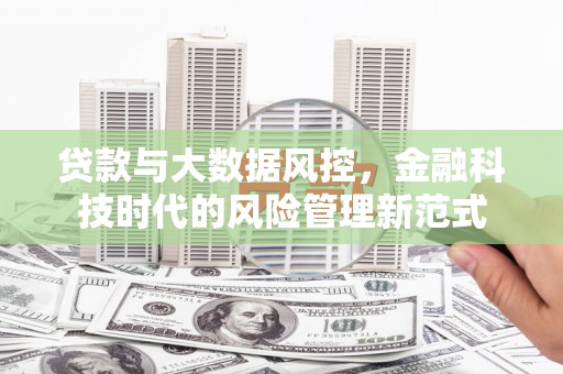 长滨贷款与大数据风控，金融科技时代的风险管理新范式