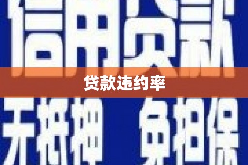 长滨贷款违约率