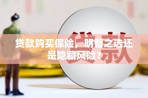 长滨贷款购买保险，明智之选还是隐藏风险？