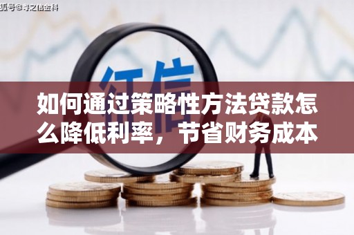 长滨如何通过策略性方法贷款怎么降低利率，节省财务成本