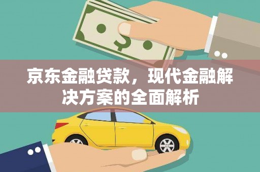 长滨京东金融贷款，现代金融解决方案的全面解析
