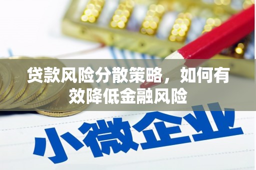 长滨贷款风险分散策略，如何有效降低金融风险