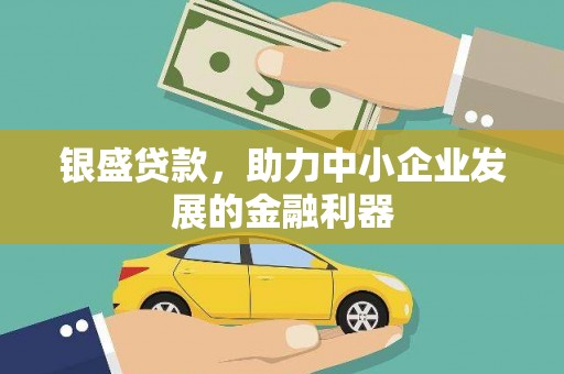 长滨银盛贷款，助力中小企业发展的金融利器