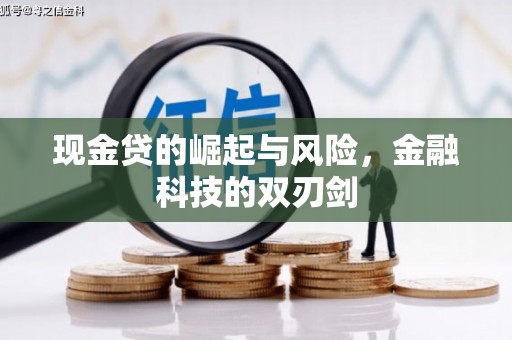 长滨现金贷的崛起与风险，金融科技的双刃剑
