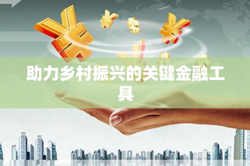 长滨助力乡村振兴的关键金融工具