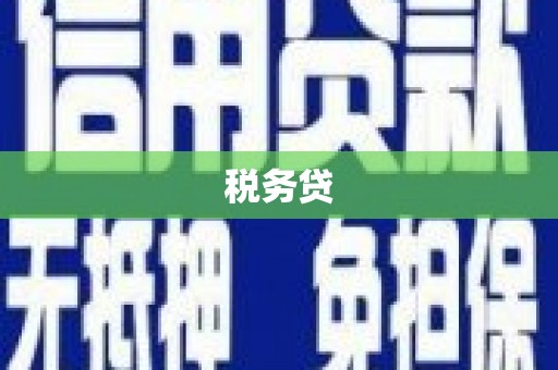 长滨税务贷
