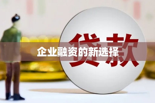长滨企业融资的新选择
