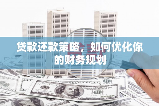 长滨贷款还款策略，如何优化你的财务规划