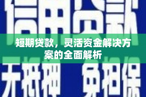 长滨短期贷款，灵活资金解决方案的全面解析