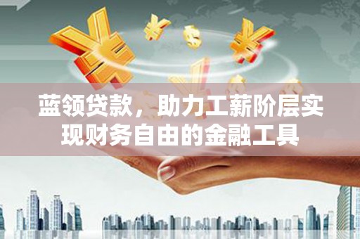 长滨蓝领贷款，助力工薪阶层实现财务自由的金融工具