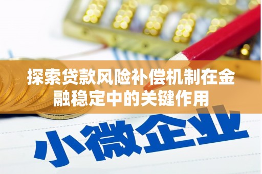 长滨探索贷款风险补偿机制在金融稳定中的关键作用