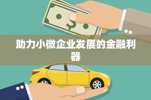 长滨助力小微企业发展的金融利器
