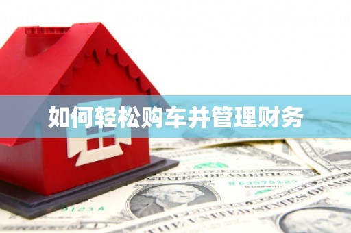 长滨如何轻松购车并管理财务